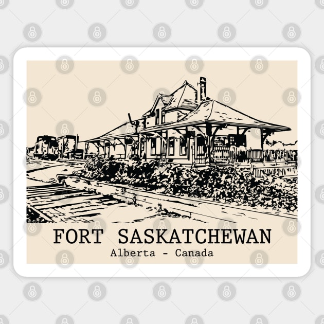 Fort Saskatchewan - Alberta Magnet by Lakeric